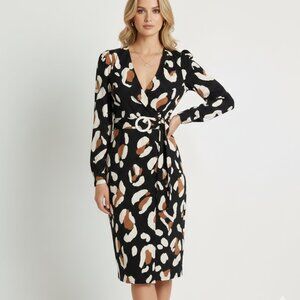 Joseph Ribkoff Animal Print Dress   NWT